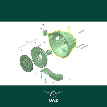 behuizing koppeling - UB1843