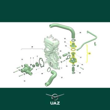behuizing thermostaat - UB1637