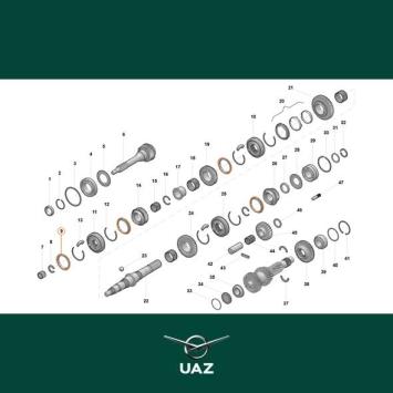 reparatieset versnellingsbak - UB1368