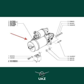 startmotor - UB1696