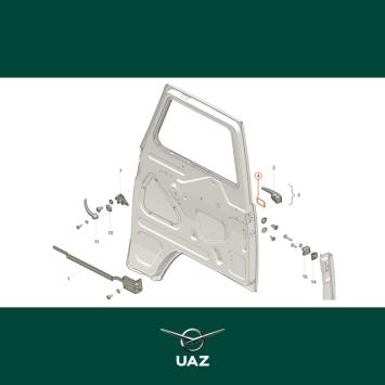 pakking deurgreep - UB0745