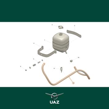 koelslang expansietank - UB2710