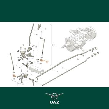 verbindingspen schakelstang - UB0918