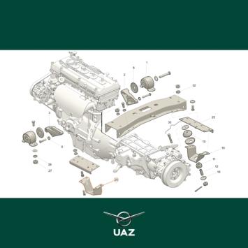 motorsteun links - UB3182