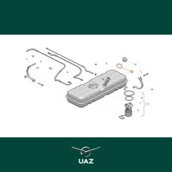 pakking brandstoftank - UB1387