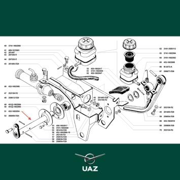 pedaalas koppeling - UB0205