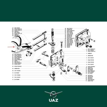 schakelvork versnellingsbak - UB2114
