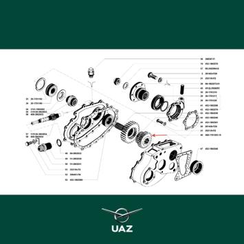 reductietandwiel tussenbak - UB2200