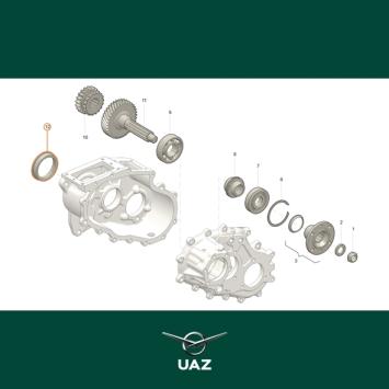 lagerbehuizing tussenbak - UB0263