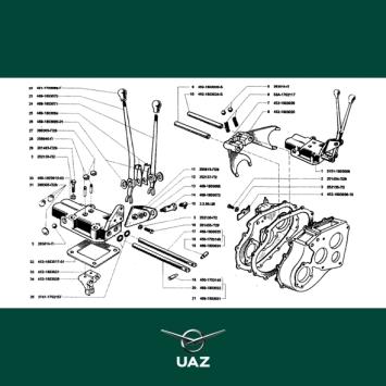 schakelvork tussenbak - UB3002