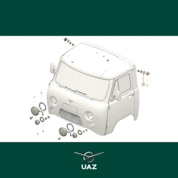 pakking zijknipperlicht - UB0122