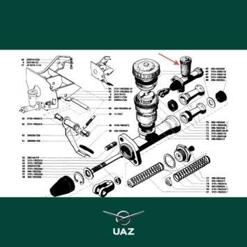 hoofdkoppelingscilinder - UB1776