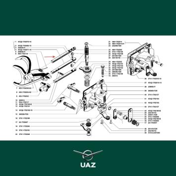 as schakelvork versnellingsbak - UB2203