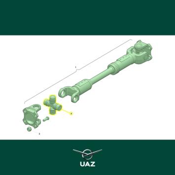 kruisstuk cardanas - UB2467