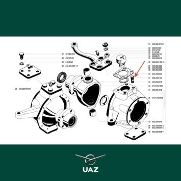 draadeind fuseehuis - UB2849