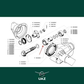 lager differentieel - UB1790