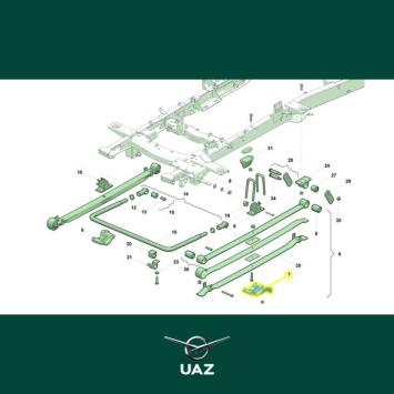 voering paraboolveer links - UB1934