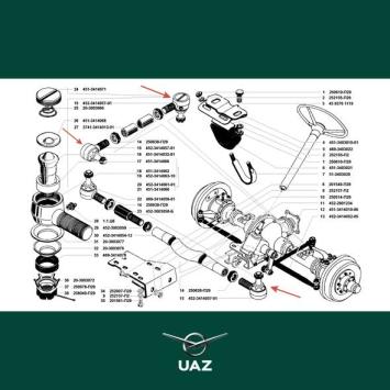 stuurkogel links - UB1795