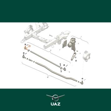 stuurkogel links - UB0155