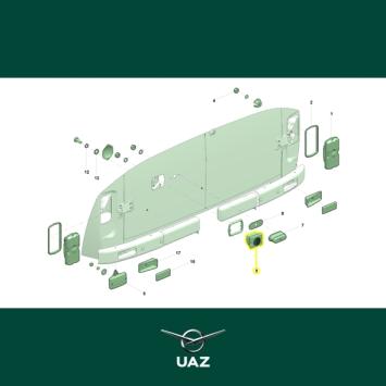 achteruitrijlicht led - UB2088