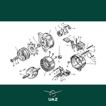 lager alternator - UB1780