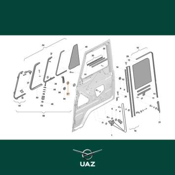 rozet raamslinger - UB1449