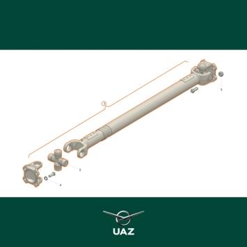 cardanas achteras - UB0042