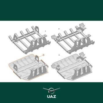 beschermplaat stuurinrichting - UB0767
