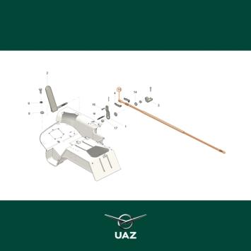 gaspedaalkabel - UB0043