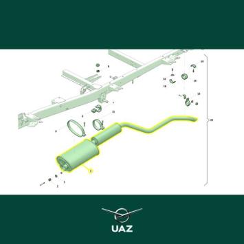 uitlaat - UB0820
