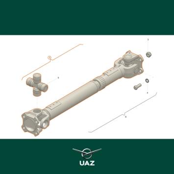 cardanas achteras - UB1138