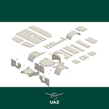 afdekkap motor - UB0777