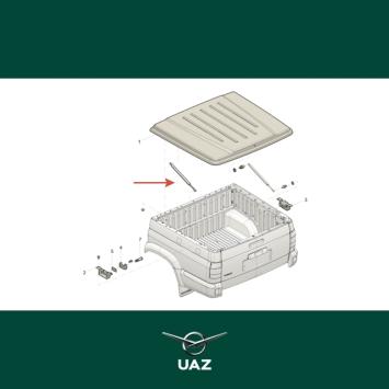 gasdrukveer tonneau - UB0316