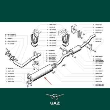 uitlaatdemper - UB0984