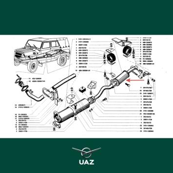 uitlaatdemper - UB2481