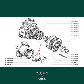 flens wielnaaf - UB1774