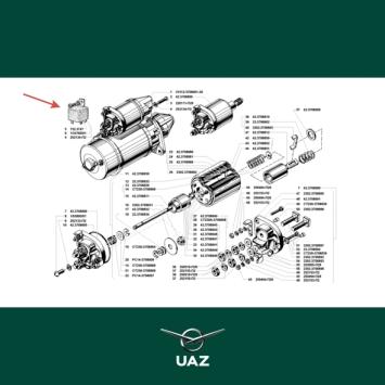 relais startmotor - UB2868