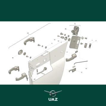 set sloten portieren - UB2599