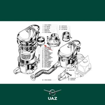 klem luchtfilter - UB3088