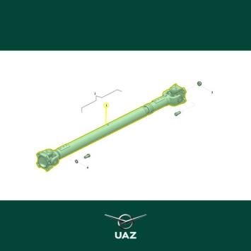 cardanas achteras - UB1860