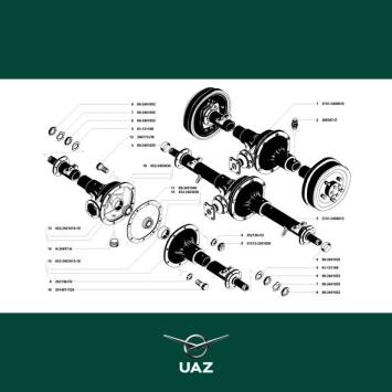 pakkingset achteras - UB1946