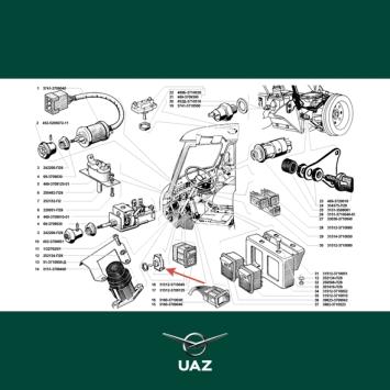 schakelaar brandstoftanks - UB2930