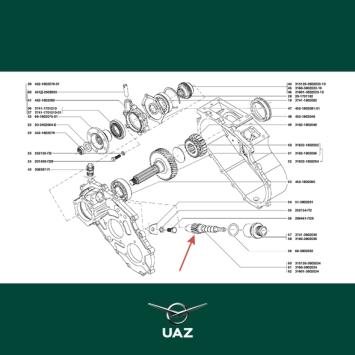 tandwielas tussenbak - UB3093