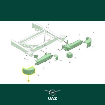 bumperhoek links - UB1676