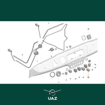 schakelaar interieurverlichting - UB1375