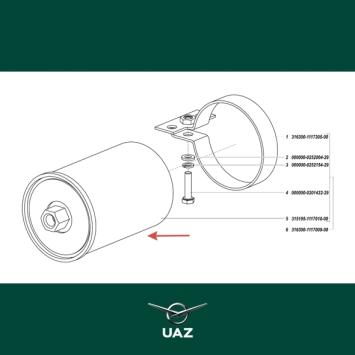 brandstoffilter - UB2106