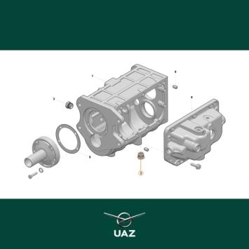 aftapplug versnellingsbak - UB2592
