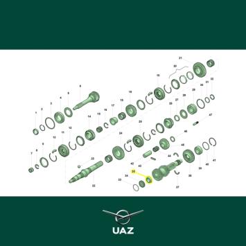 lager versnellingsbak - UB2028