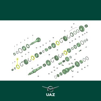 synchronisatiering versnellingsbak - UB2372