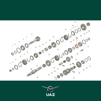 oliedeflector versnellingsbak - UB2770